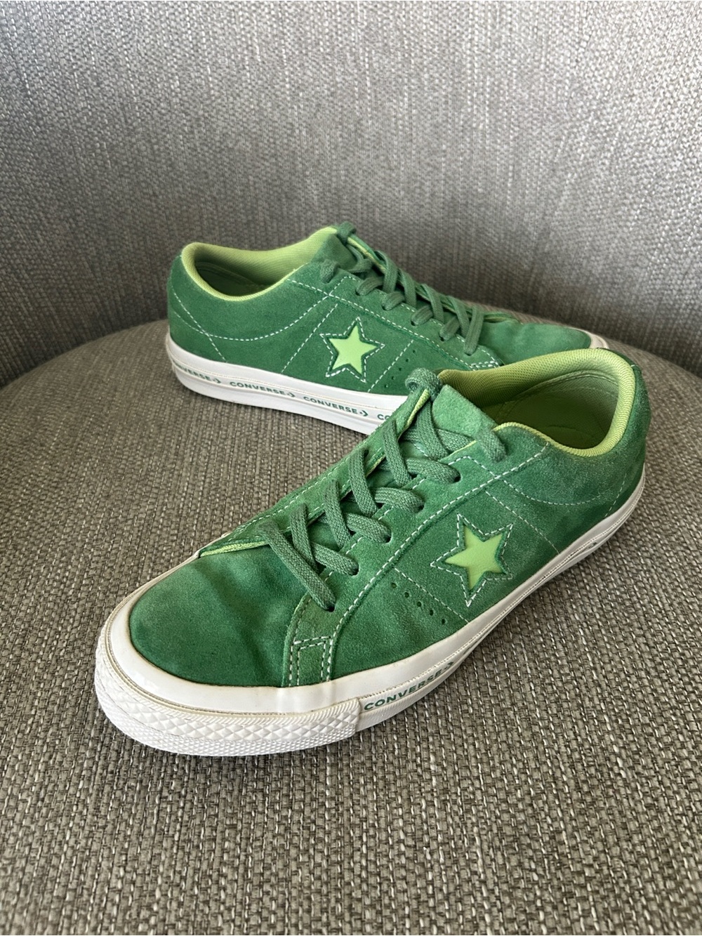 Converse One Star Pinstripe Ox “Mint Green” Sneakers